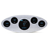 Dakota Digital 1932 Ford Series III Gauge Kit with Teal/Blue Display VFD3-32F-Z