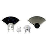 Kit de indicadores Dakota Digital para Chevrolet Serie III 1955-1956 con pantalla verde azulado/azul VFD3-55C-CPLT-Z