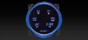 Dakota Digital 1955-1986 Jeep CJ Series III Gauge Kit with Teal/Blue Display VFD3-55J-CJ-Z