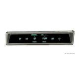 Dakota Digital 67 Nova Dash Gauges w/ new dash bezel - Teal VFD3-67C-NOV-NT LS