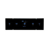 Sistema de cinco calibres para abertura de 3" x 12" con lentes azul y verde azulado VFD3-1000-LZ