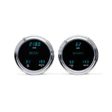 Six gauge system - dual 4.75" diameter - Teal