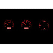 Dakota Digital 1962-1963 Ford Fairlane VHX Black Red Display Gauge Kit VHX-62F-FAR-K-R