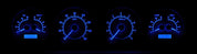 Dakota Digital 1964-1967 Pontiac GTO VHX Gauge Kit VHX-64P-GTO