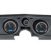 Dakota Digital 1969 Chevrolet Chevelle/ El Camino VHX Gauge Kit with Analog Clock VHX-69C-CVA