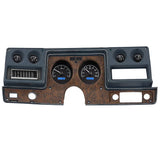 Kit de indicadores de pantalla Dakota Digital 1973-1977 para Chevrolet Malibu/Monte Carlo/El Camino/GMC Sprint VHX, color negro y azul, VHX-73C-CVL-KB