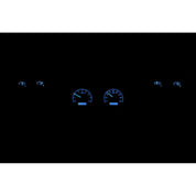 Dakota Digital 1973-1977 Chevrolet Malibu/Monte Carlo/El Camino/GMC Sprint VHX Black Blue Display Gauge Kit VHX-73C-CVL-K-B