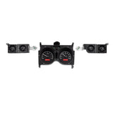 Kit de indicadores de pantalla Dakota Digital 1973-1977 para Chevrolet Malibu/Monte Carlo/El Camino/GMC Sprint VHX en negro y rojo VHX-73C-CVL-KR