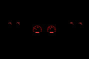 Dakota Digital 1973-1977 Chevrolet Malibu/Monte Carlo/El Camino/GMC Sprint VHX Black Red Display Gauge Kit VHX-73C-CVL-K-R