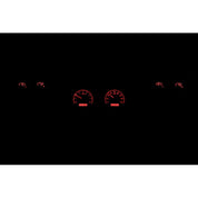 Dakota Digital 1973-1977 Chevrolet Malibu/Monte Carlo/El Camino/GMC Sprint VHX Black Red Display Gauge Kit VHX-73C-CVL-K-R