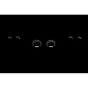 Dakota Digital 1973-1977 Chevrolet Malibu/Monte Carlo/El Camino/GMC Sprint VHX Black White Display Gauge Kit VHX-73C-CVL-K-W