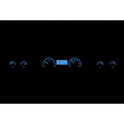 Dakota Digital 1973-1977 Chevrolet Malibu/Monte Carlo/El Camino/GMC Sprint VHX Black Blue Display Square Gauge Kit VHX-73C-MAL-K-B