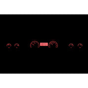 Dakota Digital 1973-1977 Chevrolet Malibu/Monte Carlo/El Camino/GMC Sprint VHX Black Red Display Square Gauge Kit VHX-73C-MAL-K-R