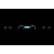 Dakota Digital 1973-1977 Chevrolet Malibu/Monte Carlo/El Camino/GMC Sprint VHX Black White Display Square Gauge Kit VHX-73C-MAL-K-W