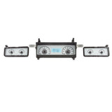 Dakota Digital 1973-1977 Chevrolet Malibu/Monte Carlo/El Camino/GMC Sprint VHX Silver White Display Square Gauge Kit VHX-73C-MAL-S-W