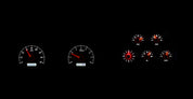 Dakota Digital 1978-1982 Chevrolet Corvette VHX Gauge Kit with Analog Clock VHX-78C-VTA