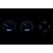 Dakota Digital 1981-1993 Dodge Full-size Truck/Ramchargers VHX Black Blue Display Gauge Kit VHX-81D-PU-K-B