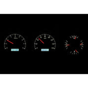 Dakota Digital 1981-1993 Dodge Full-size Truck/Ramchargers VHX Black White Display Gauge Kit VHX-81D-PU-K-W