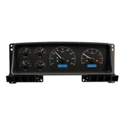 Dakota Digital 1987-1991 Ford Pickup/Bronco VHX Black Blue Display Gauge Kit VHX-87F-PU-K-B