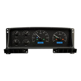 Kit de indicadores de pantalla Dakota Digital para Ford Pickup/Bronco VHX 1987-1991, color negro y azul, VHX-87F-PU-KB