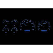 Dakota Digital 1987-1991 Ford Pickup/Bronco VHX Black Blue Display Gauge Kit VHX-87F-PU-K-B