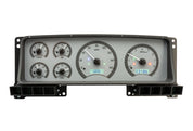 Dakota Digital 1987-1991 Ford Pickup/Bronco VHX Silver White Display Gauge Kit VHX-87F-PU-S-W