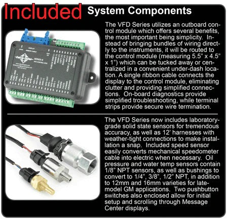 Dakota Digital 1973-1979 Ford Pickup VHX Gauge Kit VHX-73F-PU