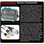 Dakota Digital 1962-1963 Ford Fairlane VHX Silver Red Display Gauge Kit VHX-62F-FAR-S-R