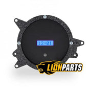 1969-70 Ford Mustang Digital Clock, Black Alloy Style Face, Blue Display