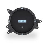 Reloj digital Ford Mustang 1969-70, esfera de aleación negra, pantalla blanca