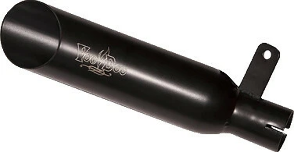 Voodoo Shorty Slip-On Exhaust Single Black Suzuki GSXR1000 01-04 VEGSXR1K1B