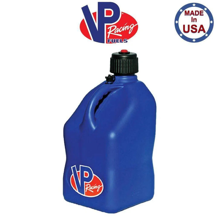 VP Racing Shop, Tools & Trailers Blue / 1 / 0 VP Racing Fuel Jugs Square 5 Gallon (Specify #, Color & Hose) Gas Can