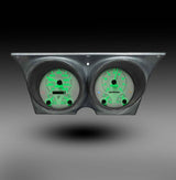 Conjunto de instrumentos analógicos LED Intellitronix de repuesto con placa frontal blanca para Chevrolet Camaro/Firebird 1967-1968