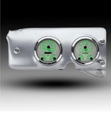Conjunto de instrumentos analógicos LED Intellitronix de repuesto con placa frontal blanca y unidad de envío de velocímetro GPS para camioneta Chevrolet Fleetmaster de 1947 a 1953