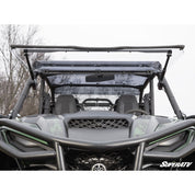 SuperATV Yamaha Wolverine RMAX MaxDrive Power Flip Windshield PFWS-Y-RMAX-70
