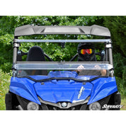 SuperATV Yamaha Wolverine Scratch Resistant Flip Windshield FWS-Y-WV-70