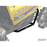 SuperATV Yamaha YXZ Heavy-Duty Nerf Bars Wrinkle Black NB-Y-YXZ-00