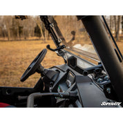 SuperATV Yamaha Wolverine X4 850 2018-2020 Scratch-Resistant Flip Windshield FWS-Y-WV-X4-70