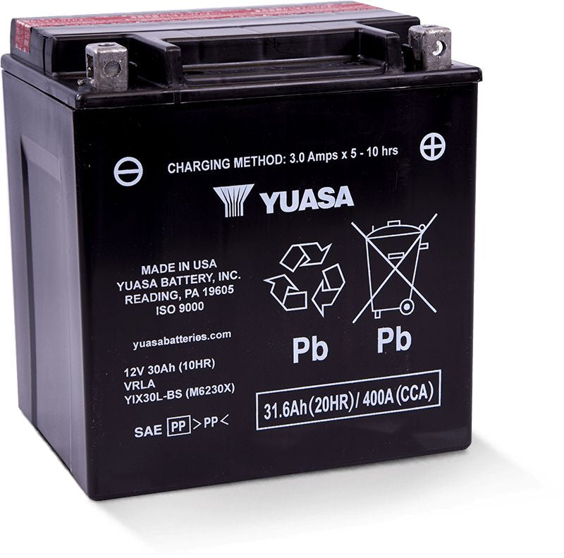 Yuasa Maintenance Free YIX30LBS 12 Volt Battery YUAM6230X