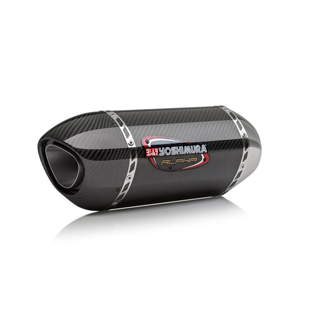 Yoshimura Street Exhaust Slip-on Alpha Black - 11100EM220