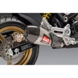 Escape Yoshimura RS-9T de acero inoxidable con tapa de fibra de carbono para Honda Grom 125 2022 (12122BR520)