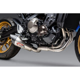 Sistema de escape completo Yoshimura AT2 de acero inoxidable con tapa de fibra de carbono para Yamaha MT-09 2021-2022