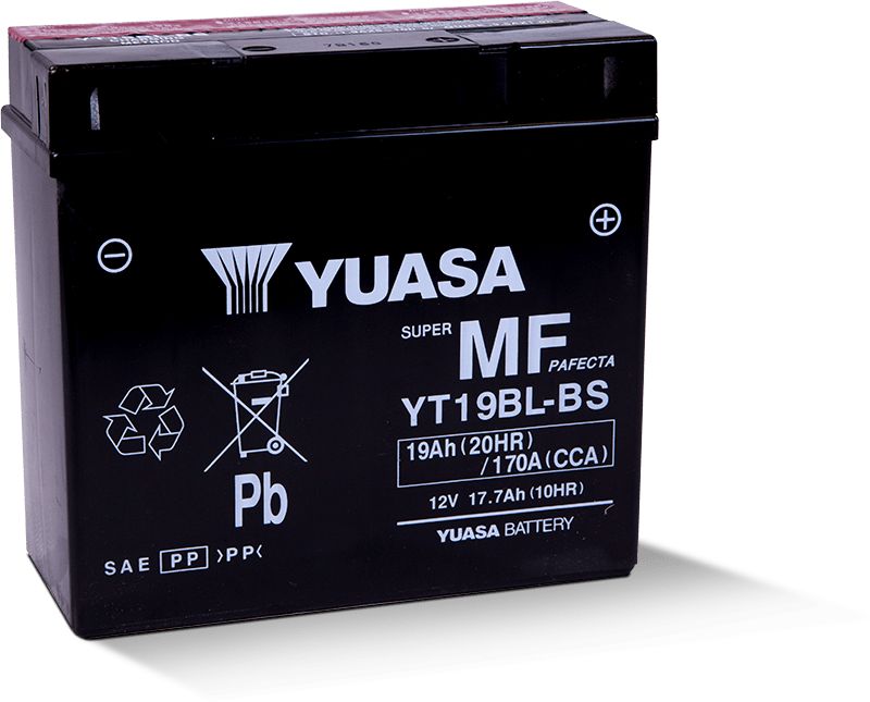 Yuasa Maintenance Free YT19BLBS 12 Volt Battery YUAM6219BL