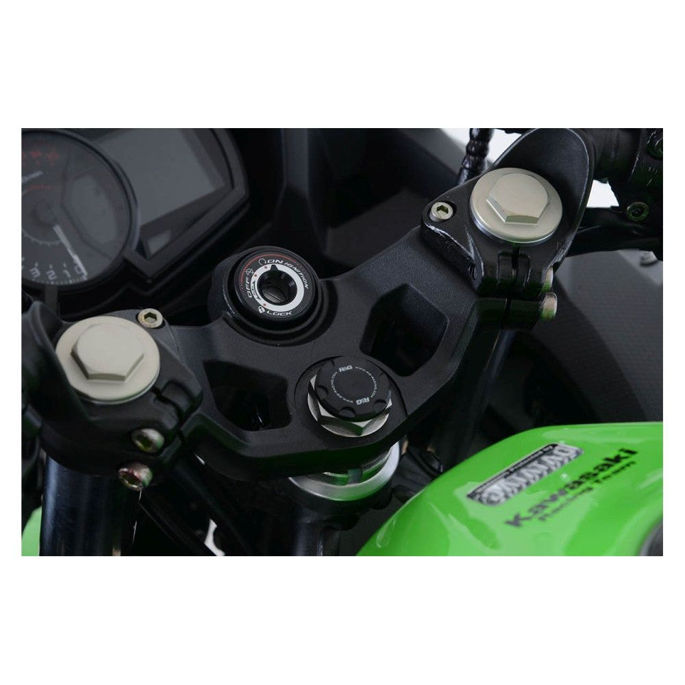 R&G Racing Black Top Yoke Cap For 2020-2024 Honda CRF250L Rally