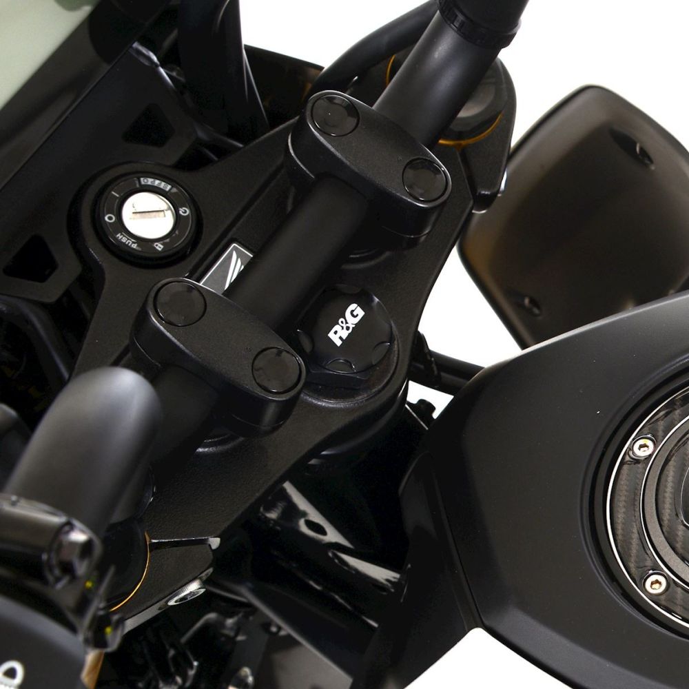 R&G Racing Black Top Yoke Plug For 2021-2024 Honda Grom 125