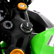 R&G Racing Black Top Yoke Cap For 2020-2024 Kawasaki Ninja ZX-25R