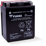 Yuasa Maintenance Free YTX14AHBS 12 Volt Battery YUAM62H4A