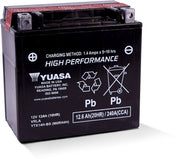 Yuasa Maintenance Free YTX14HBS 12 Volt Battery YUAM6RH4H