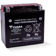 Yuasa Maintenance Free YTX14HBS 12 Volt Battery YUAM6RH4H