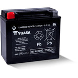 Yuasa Maintenance Free YTX20 12 Volt Battery YUAM42RBS